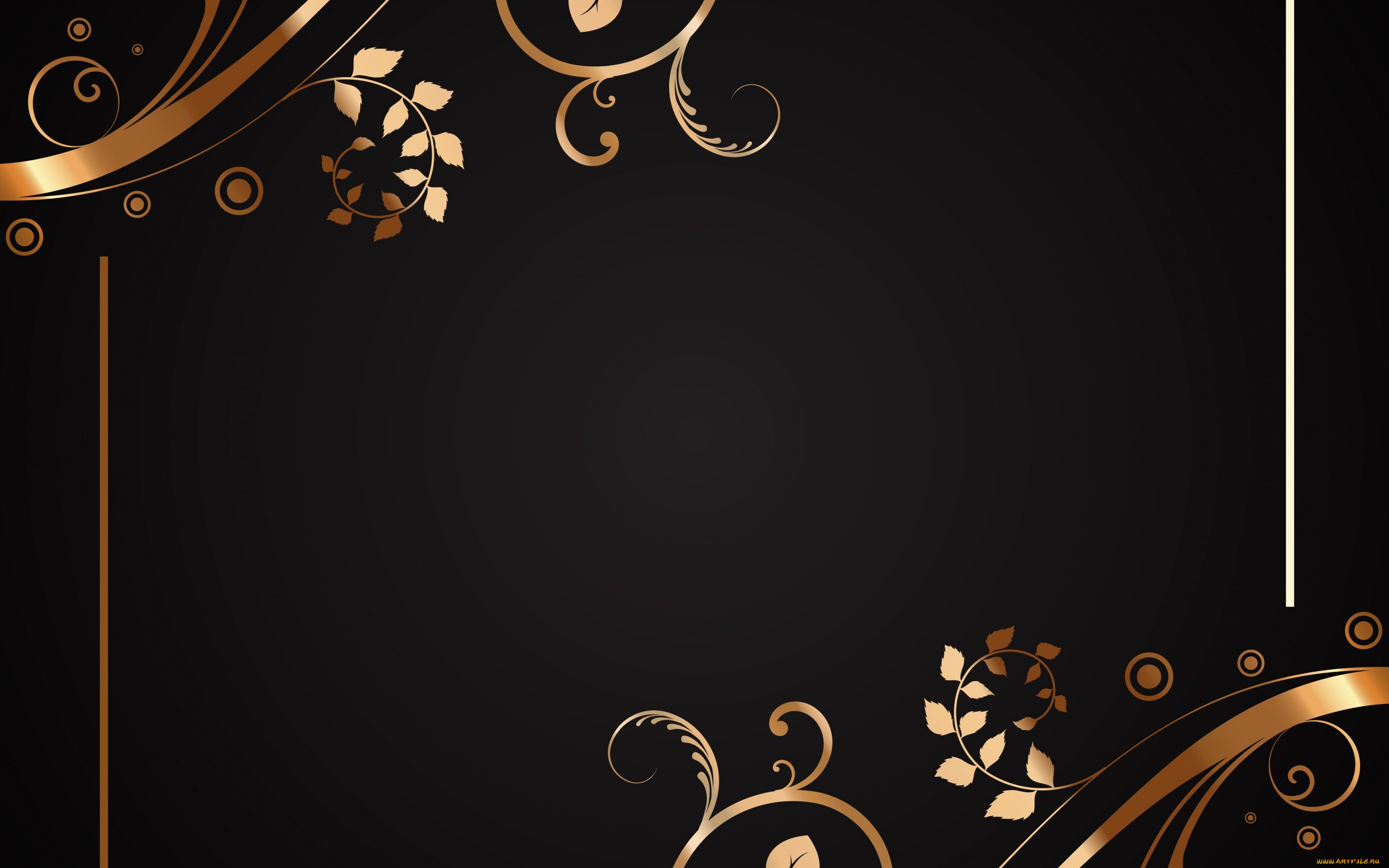  ,  , graphics, floral, black, gold, , 